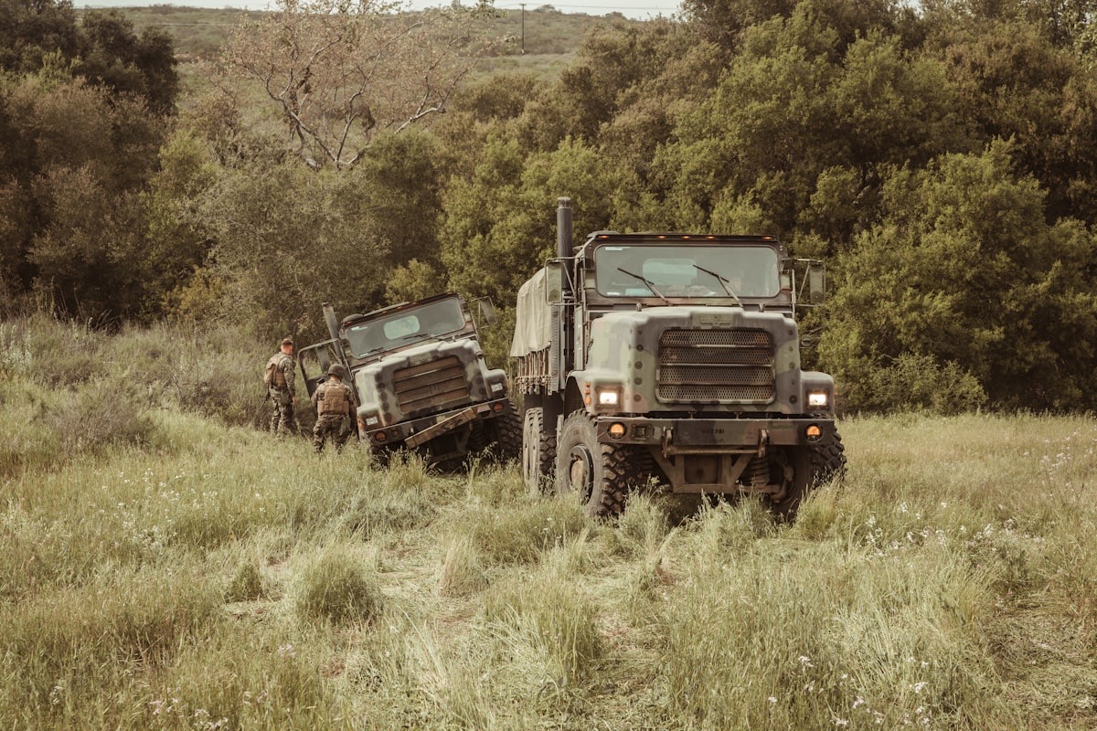 Military transport vehicles